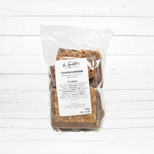 Bruchware: Florentiner Milchschokolade, 400g