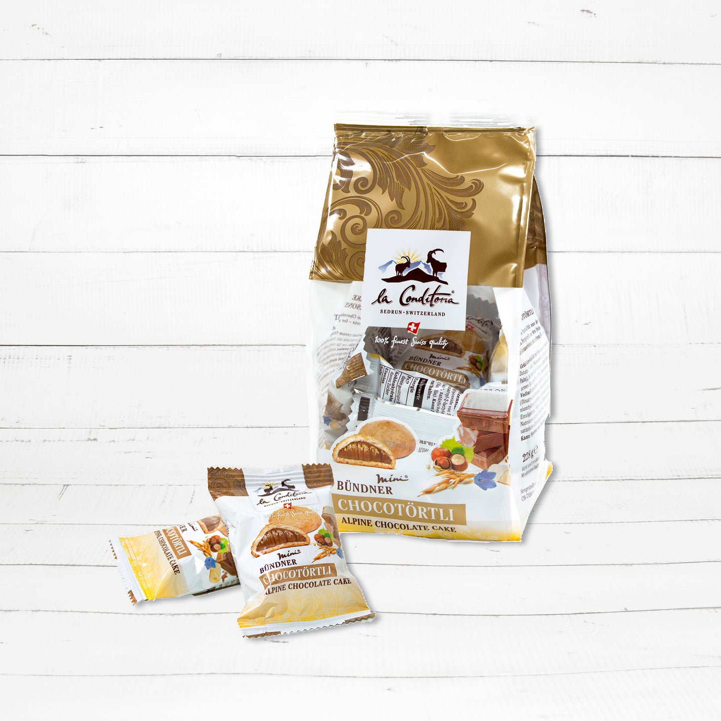 Beutel Mini Bündner Chocotörtli 228g