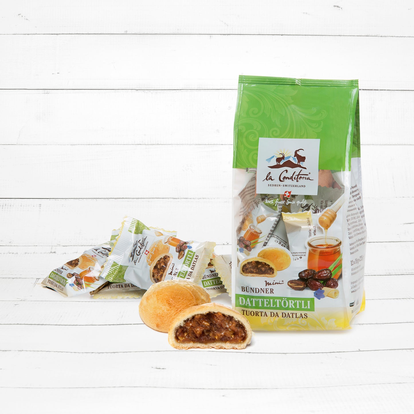 Beutel Mini Bündner Datteltörtli 228g