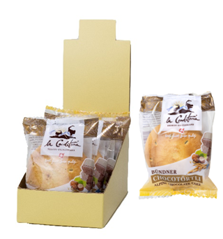 Bündner Chocotörtli Display, 10 x 75g