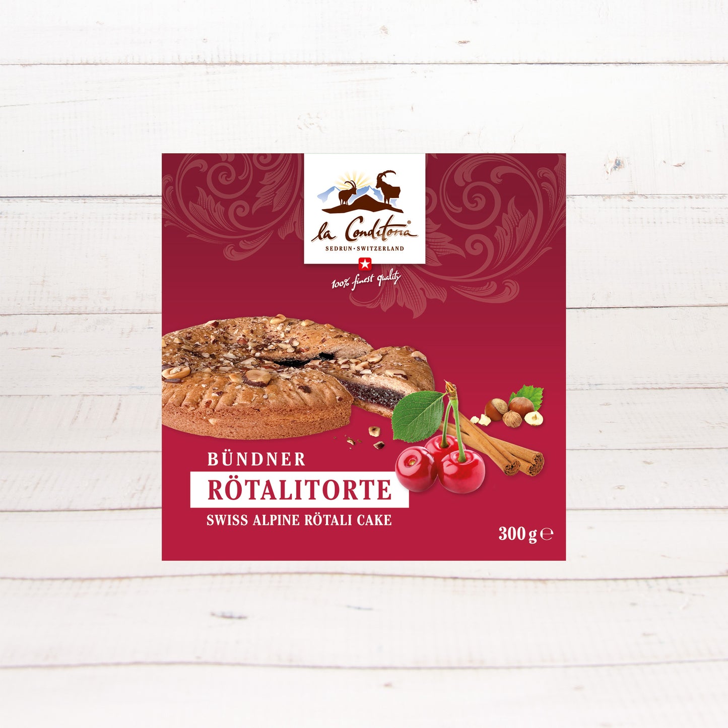 Bündner Rötalitorte 300g