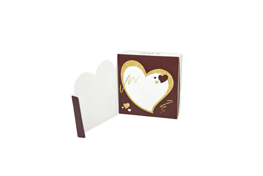 Herzpraliné Schachtel, 9 Stück