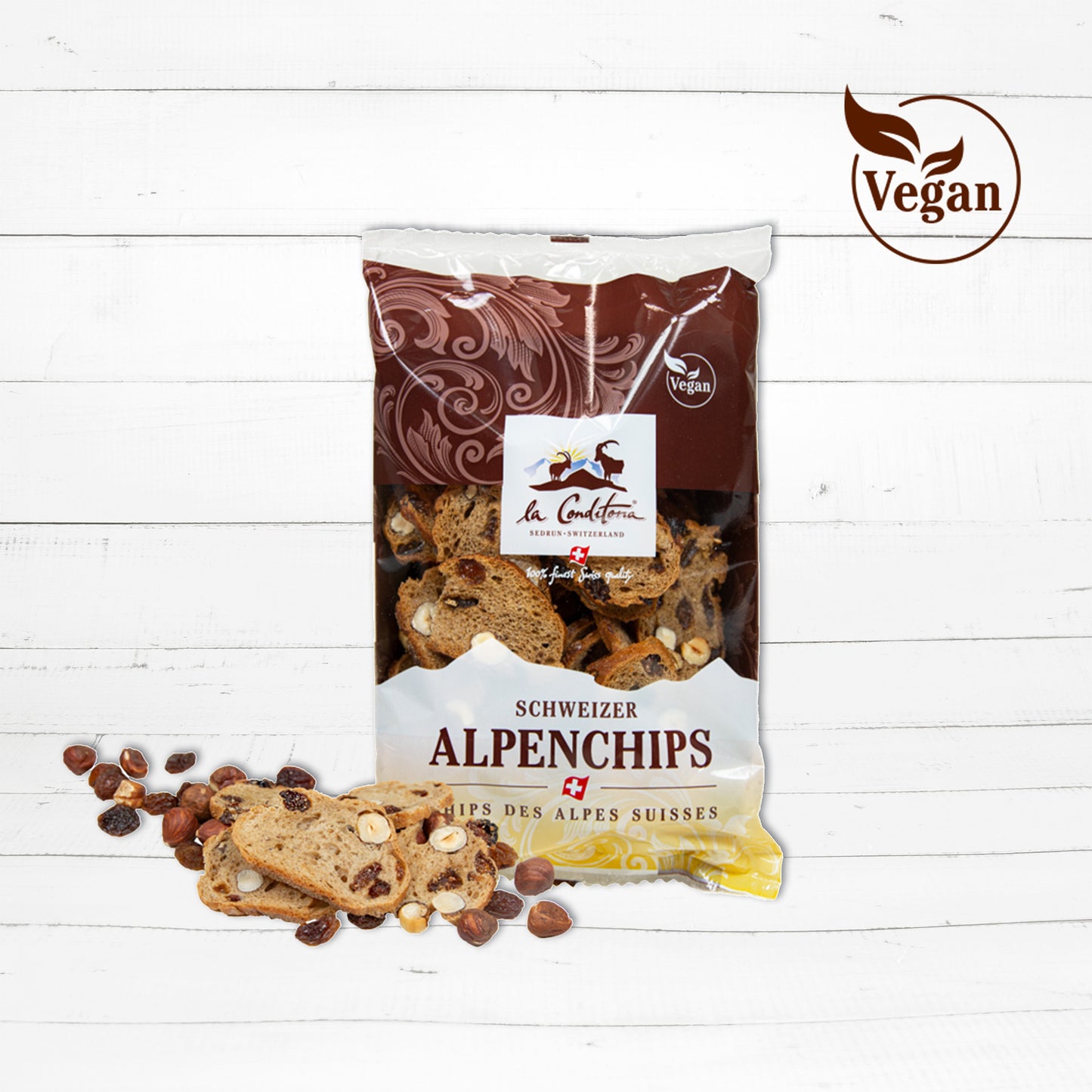 Schweizer Alpenchips, 100g (vegan)