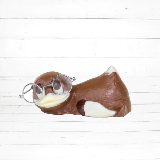 Ente mit Brille liegend, 50g / 10cm