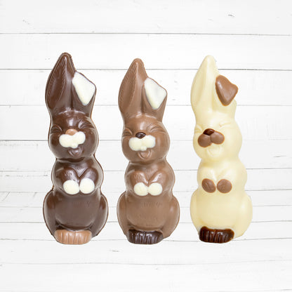 "Lachhase geschminkt" in diverse Grössen und Sorten (40g-800g / 13-47cm)