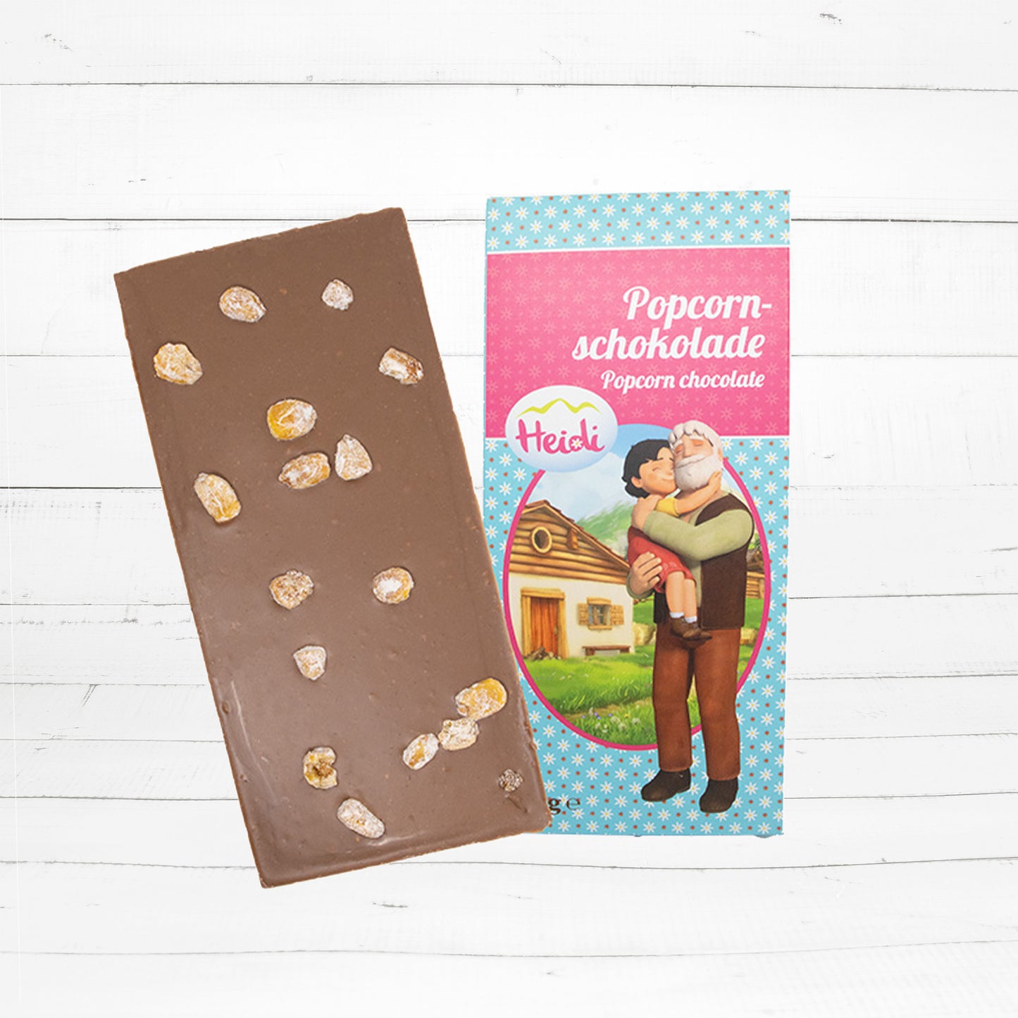Heidi Popcorn-Schokolade, 100g