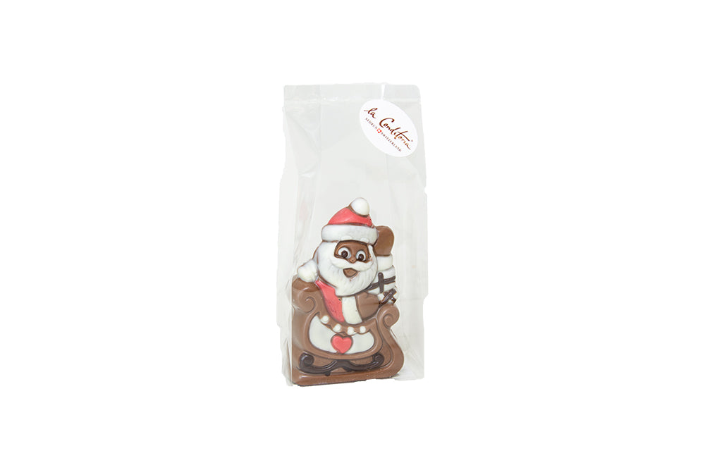 Mini Schoko Samichlaus mit Schlitteln, 50g